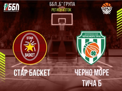 Стар Баскет -  Черно море Тича Б